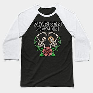 Warren Zevon rock Baseball T-Shirt